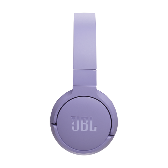 JBL Tune 670NC - Purple - Adaptive Noise Cancelling Wireless On-Ear Headphones - Left